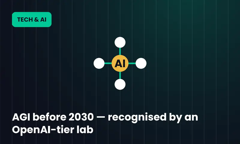 AGI before 2030 — recognised by an OpenAI-tier lab